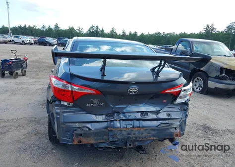 2016 Toyota Corolla S из США, поврежденный, VIN 5YFBURHE4GP473367